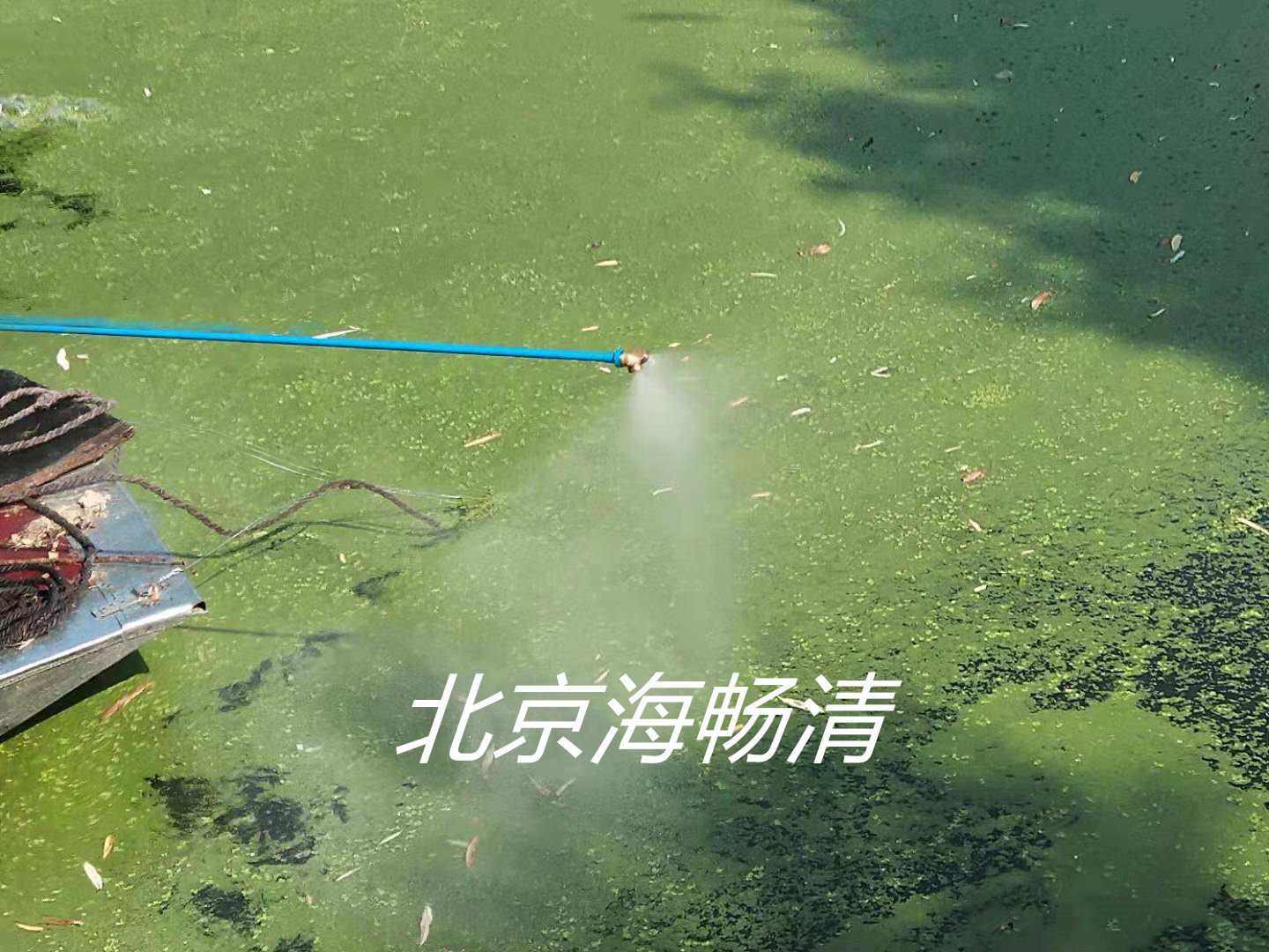 浮萍一潑靈無人機噴灑